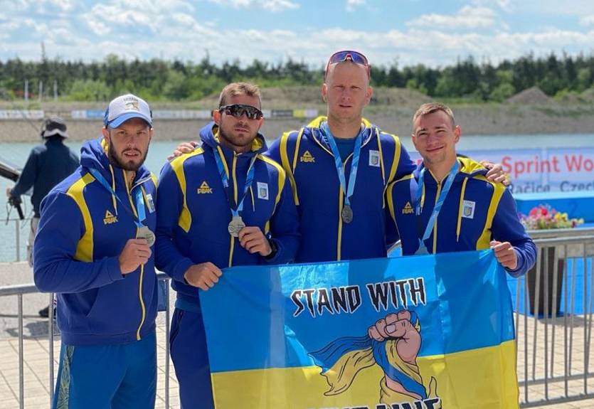Чоловіча байдарка-четвірка здобула бронзу на чемпіонаті світу Чоловіча байдарка-четвірка здобула бронзу на чемпіонаті світу