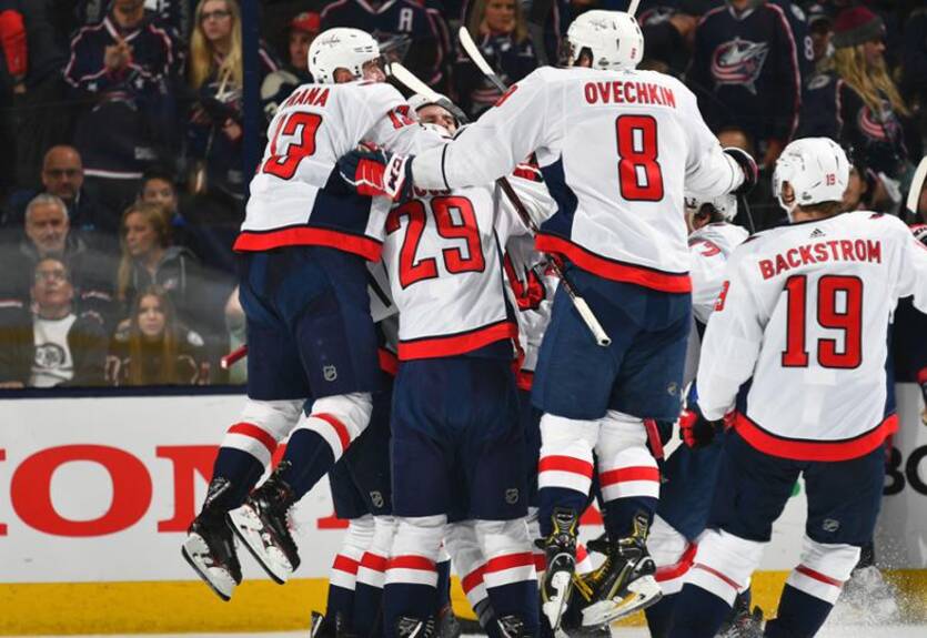 НХЛ: Вашингтон в двух овертаймах обыграл Коламбус, Вегас прошел Лос-Анджелес