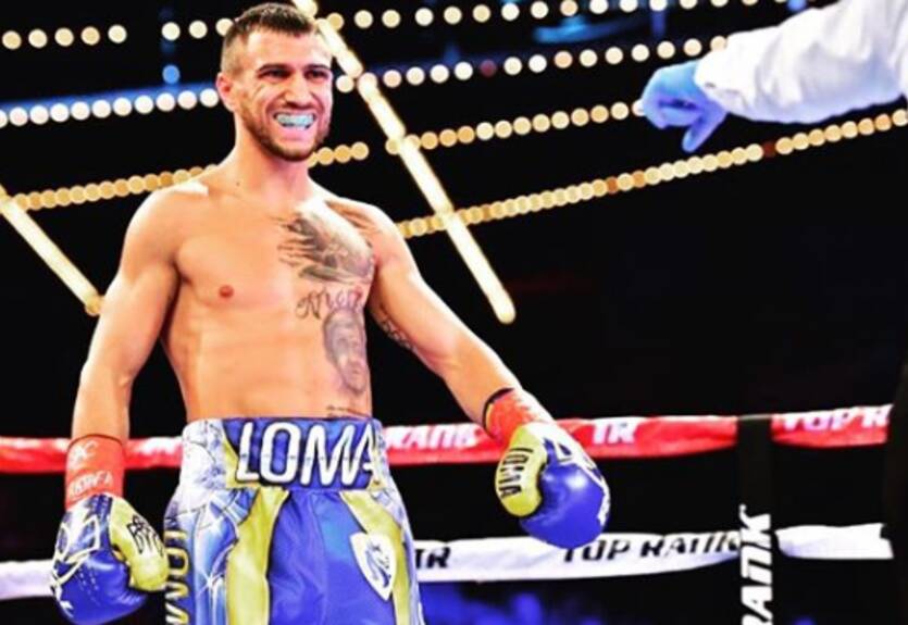 Ломаченко устроил цирковое выступление на тренировке Ломаченко устроил цирковое выступление на тренировке