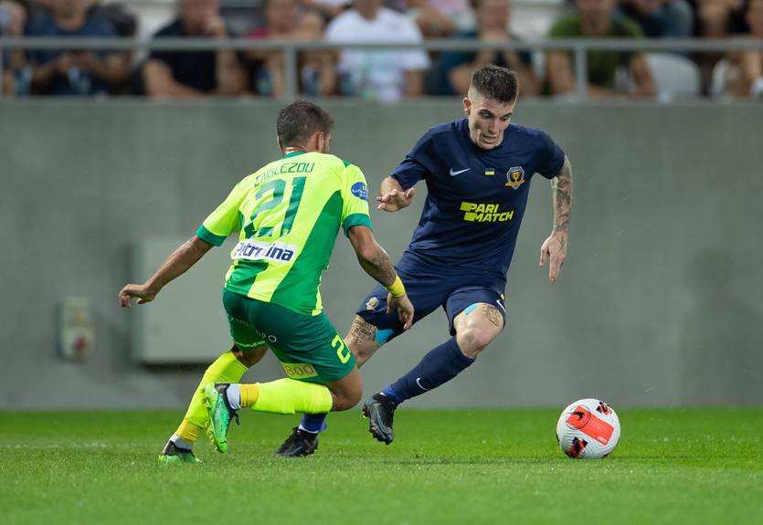 Дніпро-1 - АЕК Ларнака 1:2 Відео голів та огляд матчу відбору Ліги Європи