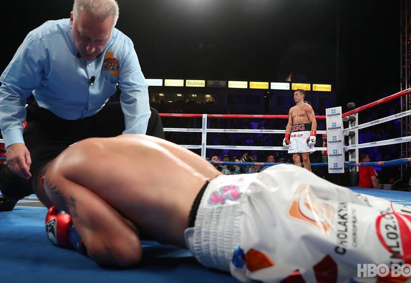 Головкин – Мартиросян: видео нокаута