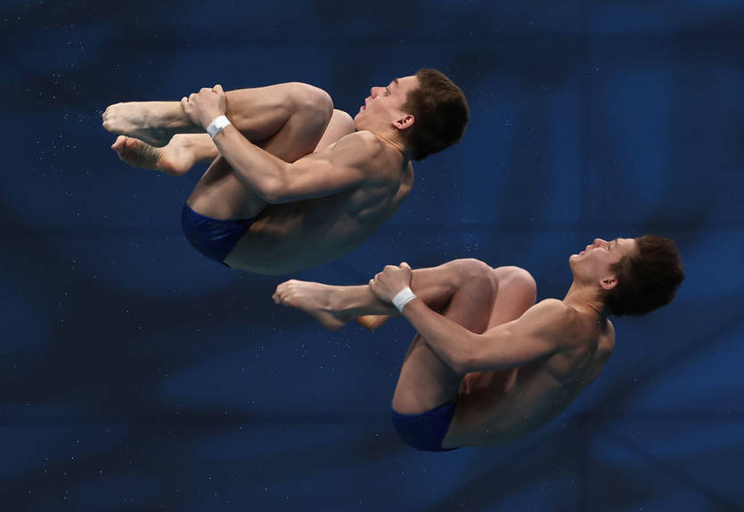 Середа и Болюх завоевали серебро чемпионата Европы в прыжках в воду