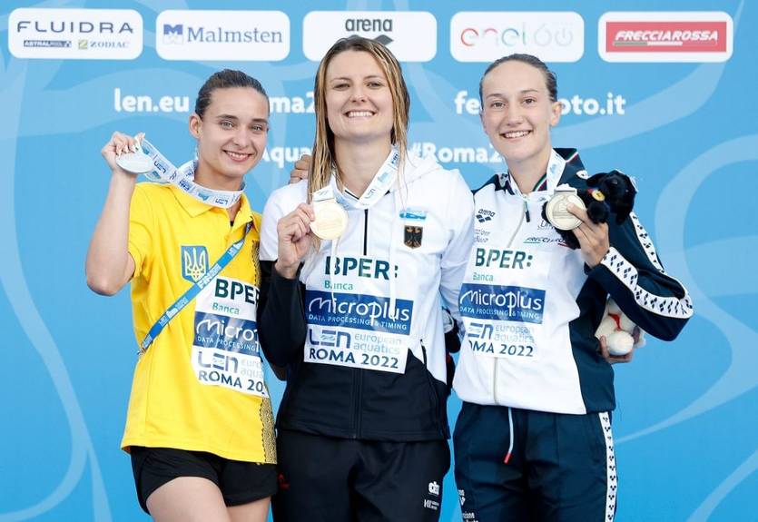 Вышиванова завоевала серебро на чемпионате Европы по водным видам спорта в прыжках с 20 метровой вышки