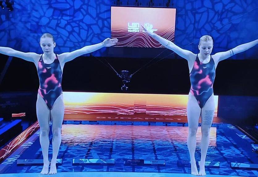 Україна здобула срібло у синхронних стрибках на ЧЄ з водних видів спорту Україна здобула срібло у синхронних стрибках на ЧЄ з водних видів спорту