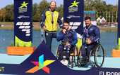 Синюк завоевал серебро, а Мажула - бронзу в парагребле на Мультиспортивном Евро-2022