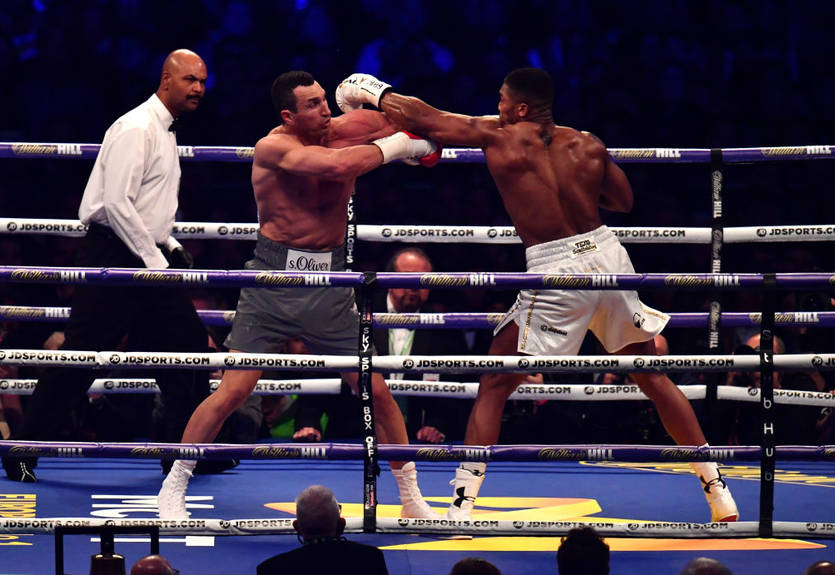 Бой Кличко – Джошуа признан лучшим в 2017 году по версии IBF