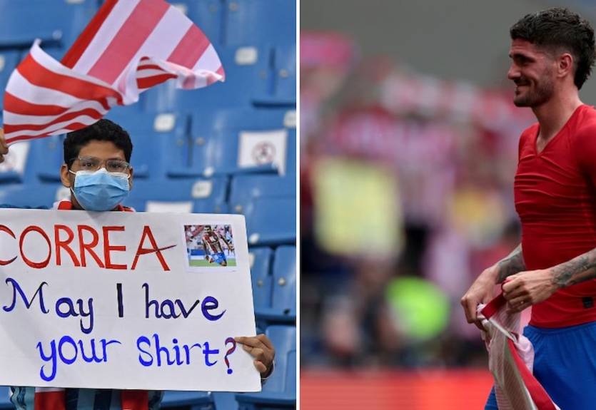 Жодної халяви для фанатів: гравці Атлетико після матчу будуть віддавати футболки на аукціон Жодної халяви для фанатів: гравці Атлетико після матчу будуть віддавати футболки на аукціон