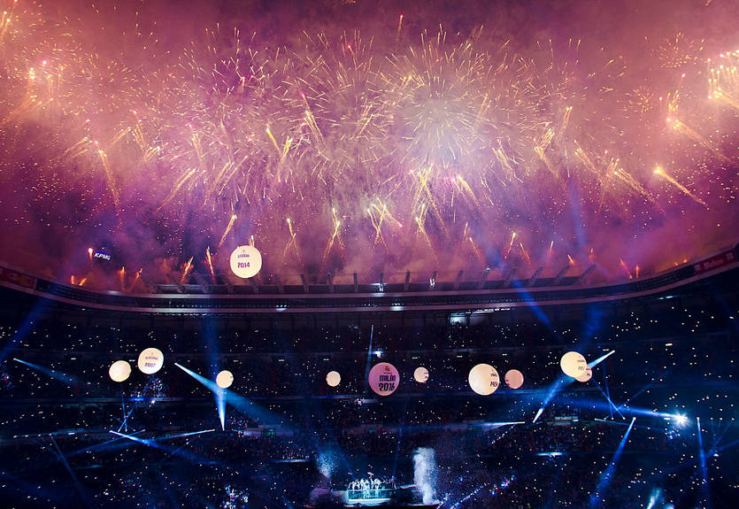 Организаторы финала Лиги чемпионов в Киеве собрались нарушить традицию Организаторы финала Лиги чемпионов в Киеве собрались нарушить традицию