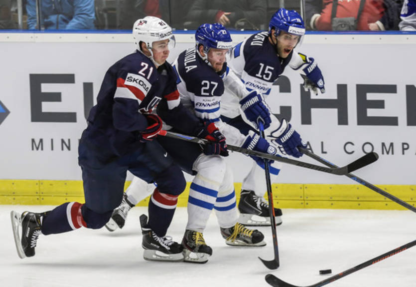 Финляндия – США: видео онлайн трансляция матча ЧМ по хоккею