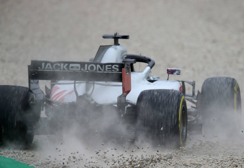Формула-1 показала аварию Грожана в Барселоне в панорамном видео