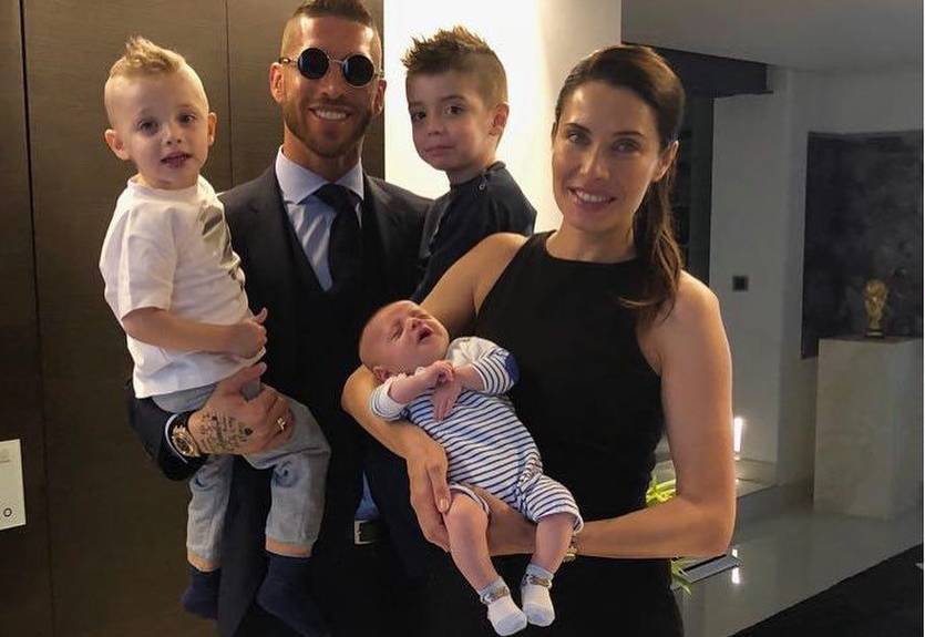 Рамос привез в Киев всю свою дружную семью