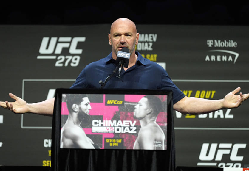 Пресс-конференция UFC 279 отменена из-за массовой драки между командами Чимаева и Диаза
