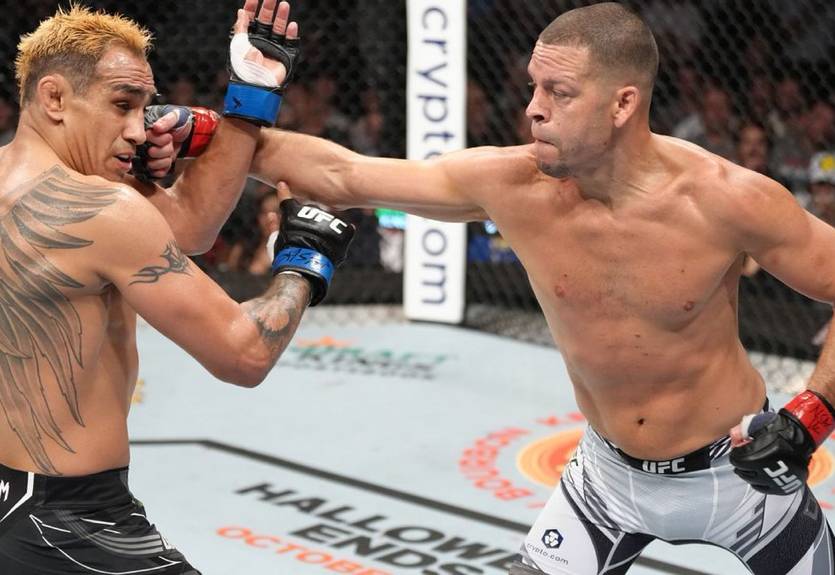 Диас ярким приемом одолел Фергюсона на UFC 279