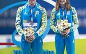Украинский дует выиграл серебряные медали на этапе Кубка мира по прыжкам в воду