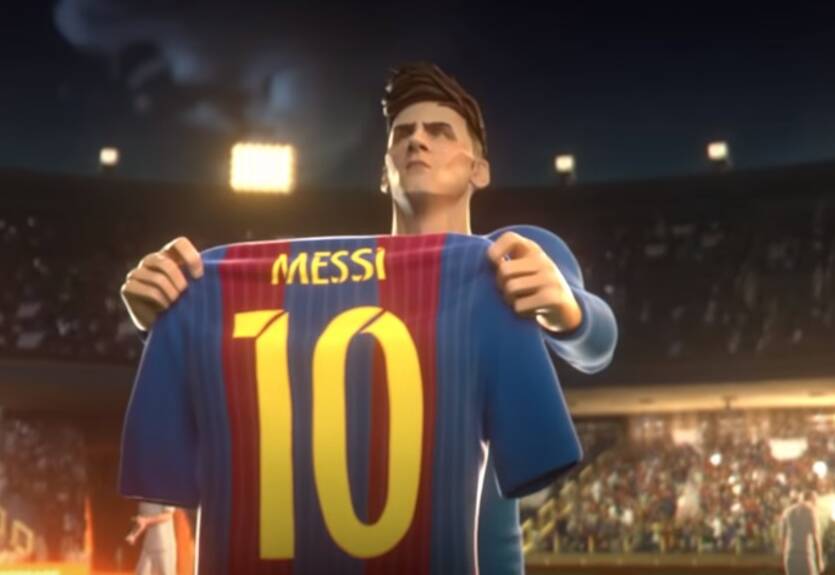 Барселона представила мультфильм о Месси