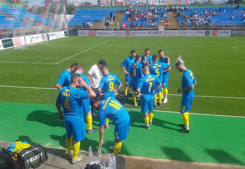 Україна переграла Словенію в рамках плей-офф чемпіонату світу з футболу 6 на 6