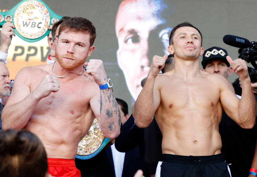 Альварес - Головкин: результаты взвешивания