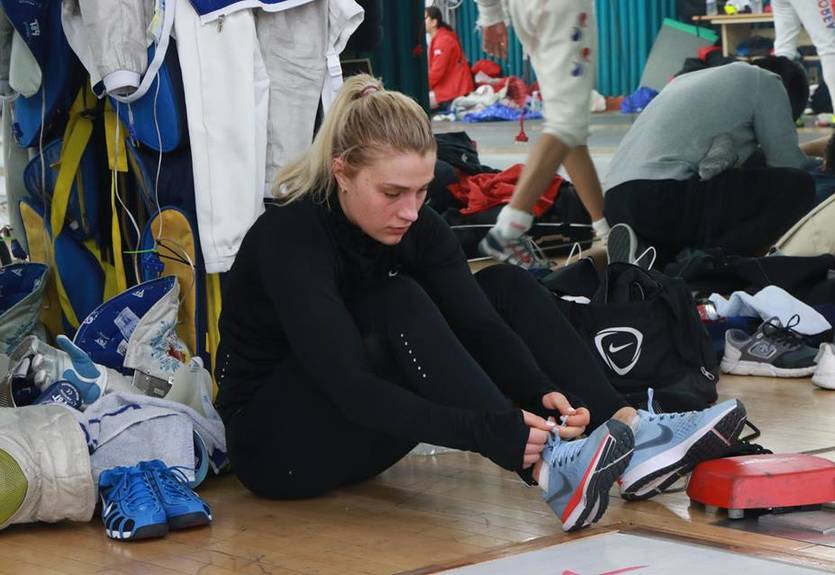 Харлан и Никишин в составе сборной Украины по фехтовании на ЧЕ