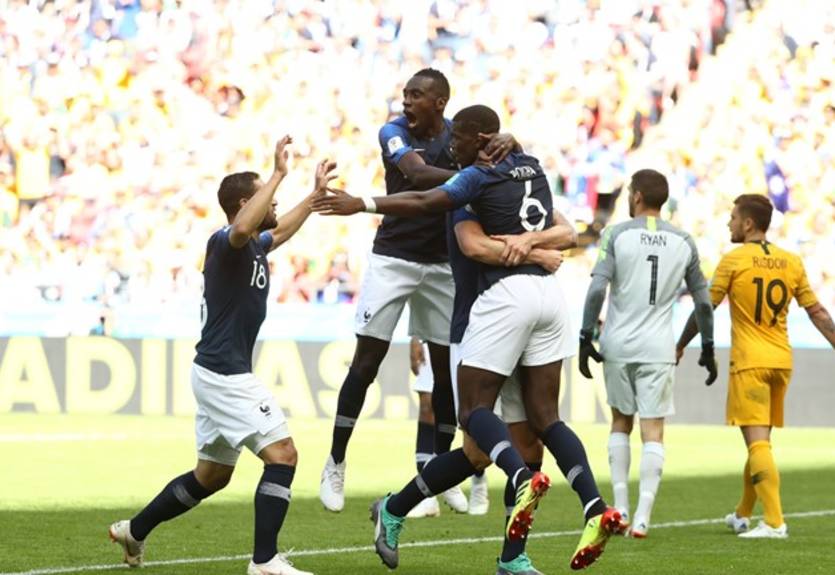 ЧМ-2018: Франция обыграла Австралию, забив с исторического пенальти