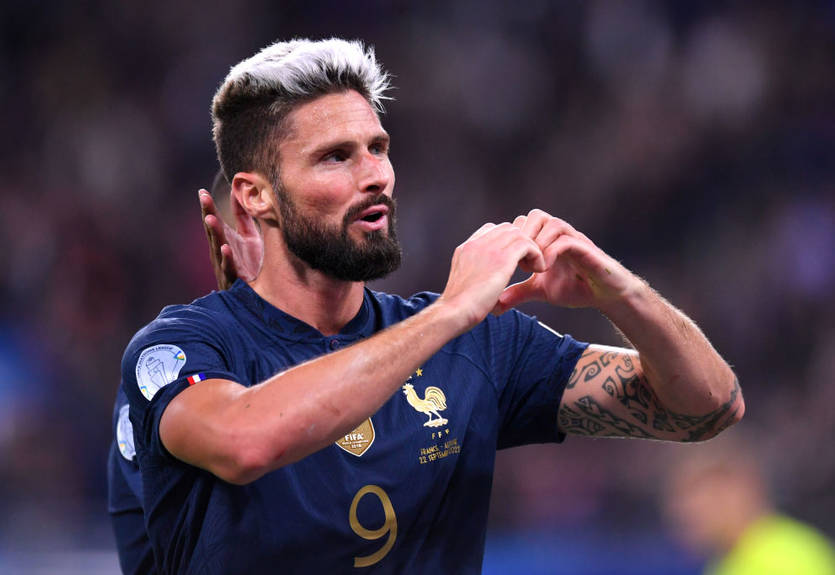Жиру став найвіковішим автором голу в історії збірної Франції Жиру став найвіковішим автором голу в історії збірної Франції