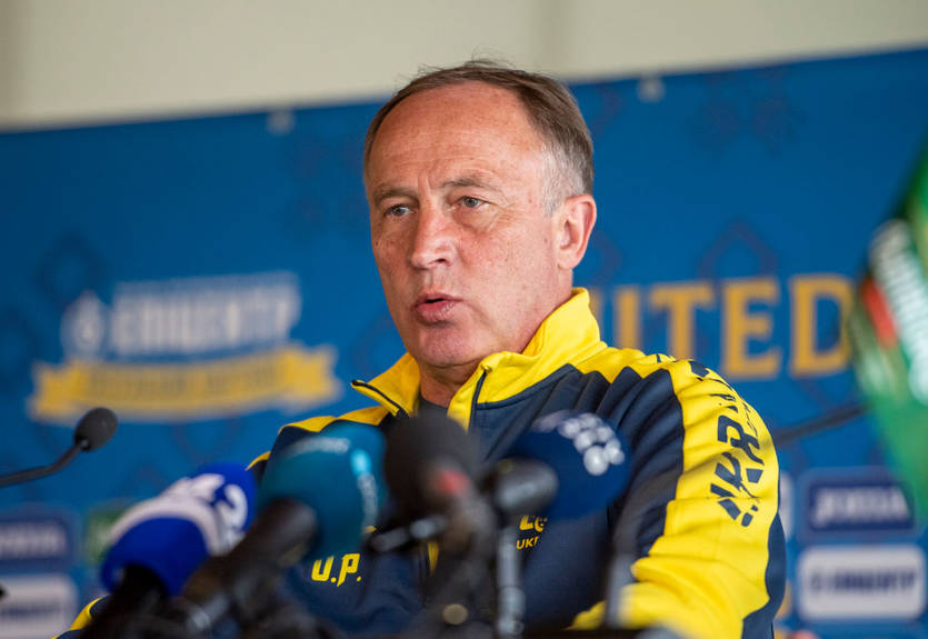 Армения - Украина: видео онлайн-трансляция предматчевой пресс-конференции Александра Петракова