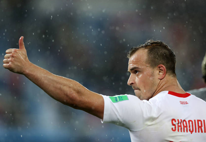 Шакири признан лучшим игроком матча Сербия – Швейцария