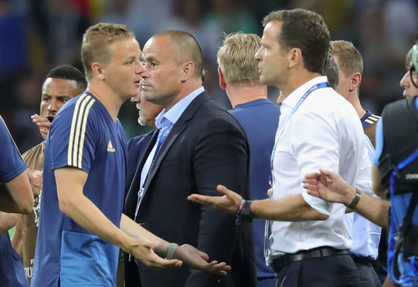 После матча Германия – Швеция произошла потасовка