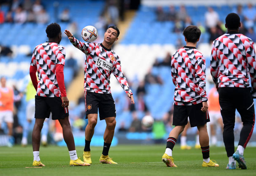 Роналду остался в запасе Манчестер Юнайтед на дерби против Манчестер Сити