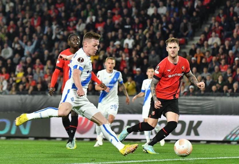 Ренн - Динамо 2:1 Відео голів і огляд матчу Ліги Європи Ренн - Динамо 2:1 Відео голів і огляд матчу Ліги Європи