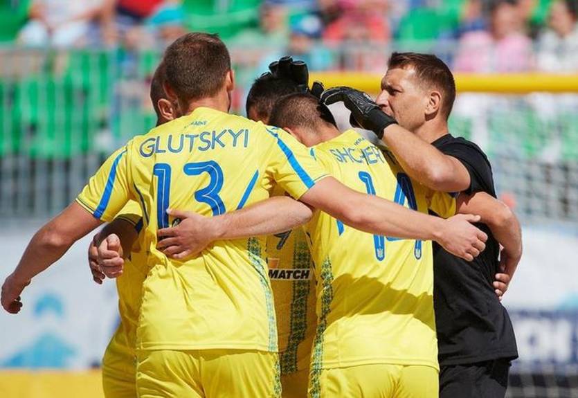 Сборная Украины по пляжному футболу обыграла Турцию в Евролиге-2018