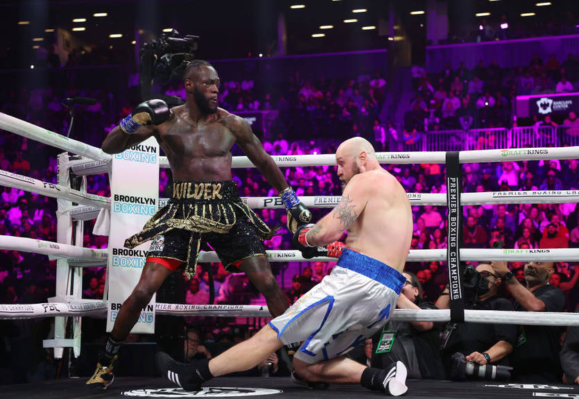 Уайлдер - Хелениус: видео нокаута