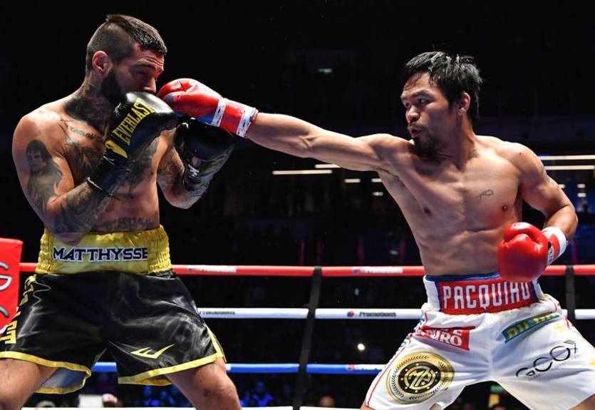 Пакьяо: С начала боя понял, что смогу его контролировать Пакьяо: С начала боя понял, что смогу его контролировать
