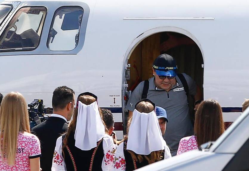 Как Марадону в Бресте встречали Как Марадону в Бресте встречали