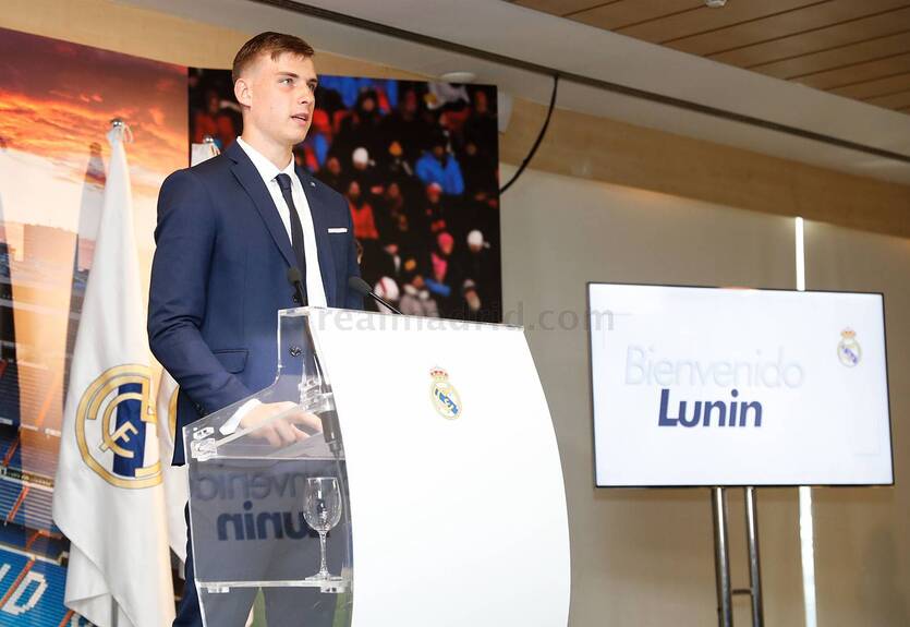 Лунин: Быть первым украинцем в составе Реала – большая честь