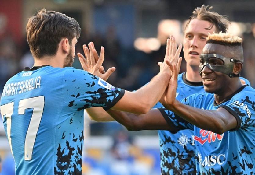 Наполі здобув розгромну перемогу над Сассуоло Наполі здобув розгромну перемогу над Сассуоло
