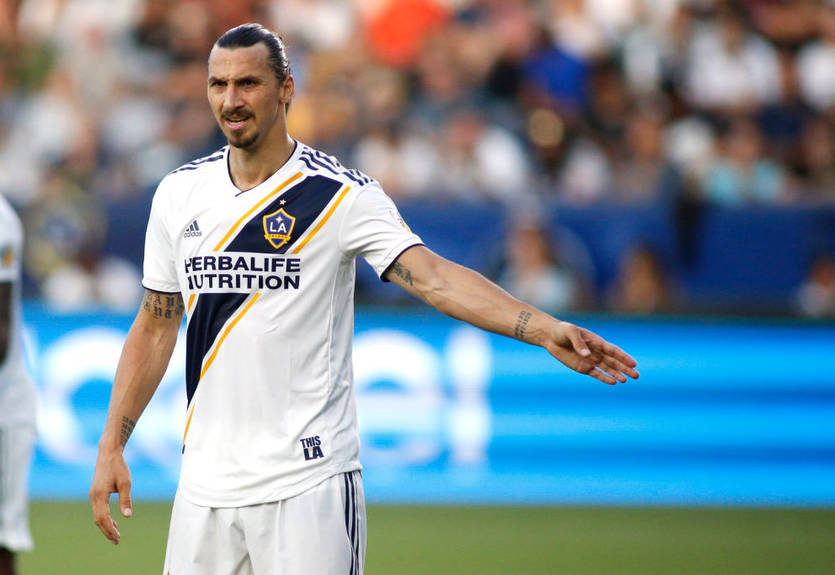 Ибрагимович оформил первый хет-трик в МЛС Ибрагимович оформил первый хет-трик в МЛС