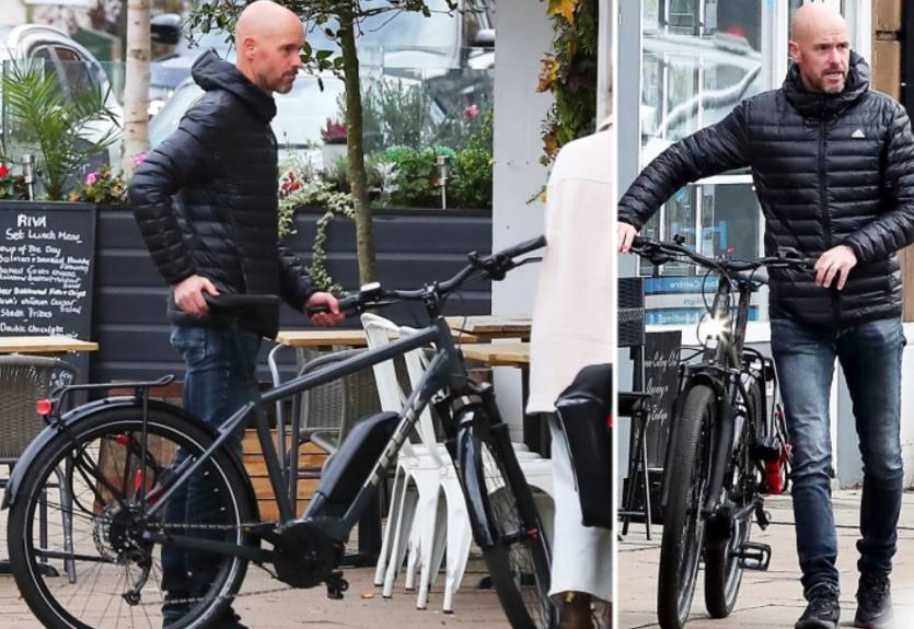 Тен Гаг перед важливим матчем Ліги Європи відвідав ресторан на нетрадиційному транспорті