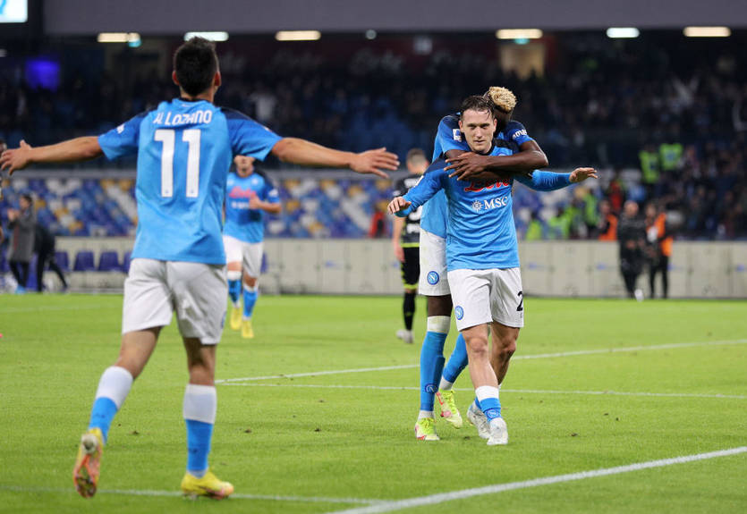 Наполі - Емполі 2:0 відео голів матчу 08.11.2022 Серії А