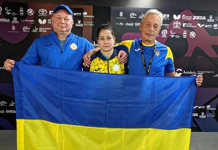 Українка стала чемпіонкою з настільного тенісу серед паралімпійців