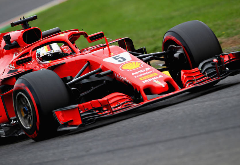 Феттель показал лучшее время на третьей практике перед Гран-при Бельгии Феттель показал лучшее время на третьей практике перед Гран-при Бельгии