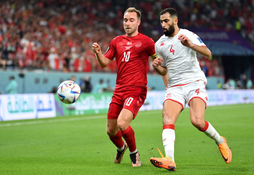 Данія - Туніс 0:0 відео найкращих моментів матчу ЧС-2022