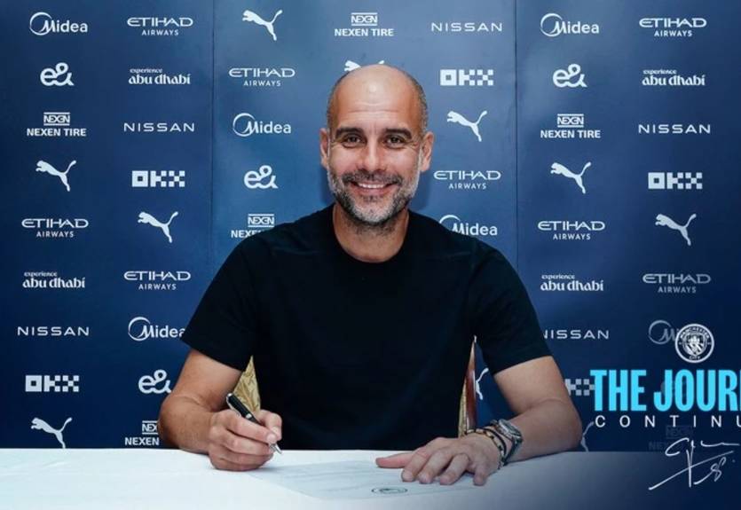 Манчестер Сити объявил о продлении контракта с Гвардиолой