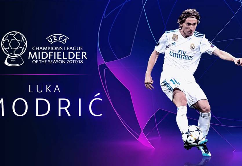 УЕФА объявил лучшего полузащитника ЛЧ-2017/18 УЕФА объявил лучшего полузащитника ЛЧ-2017/18