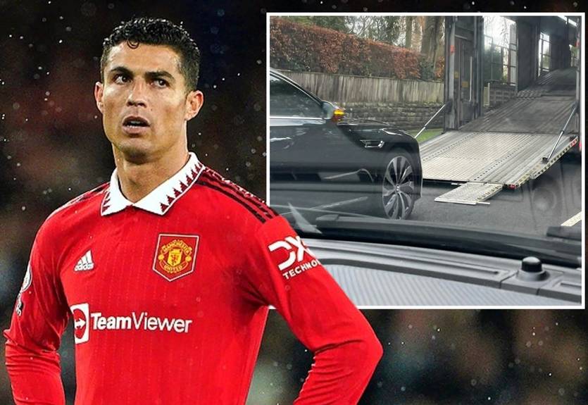 Все з собою: Вантажники вивезли суперкари Роналду з його будинку в Манчестері