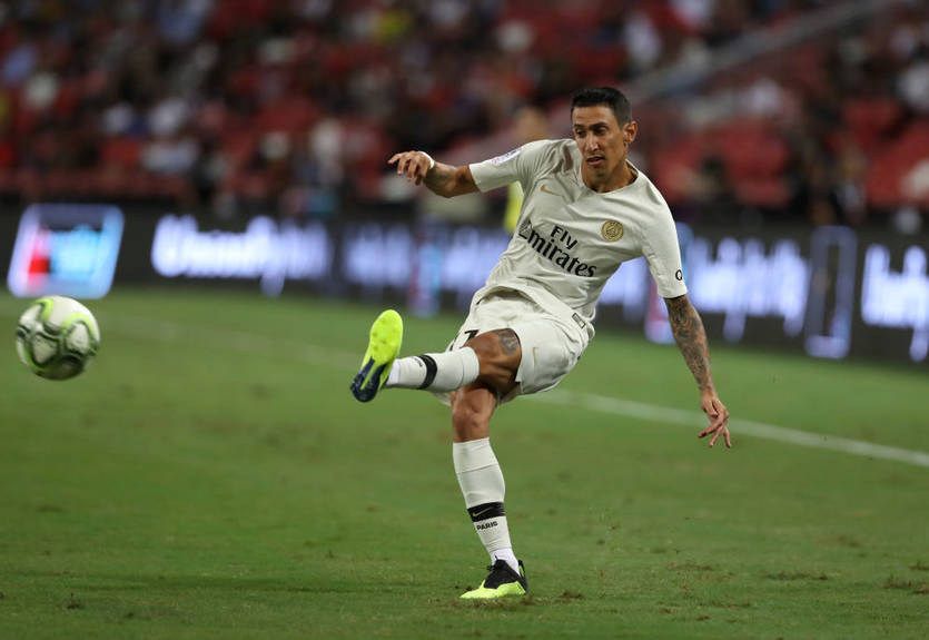 Ди Мария поразил ворота соперника ударом с углового Ди Мария поразил ворота соперника ударом с углового