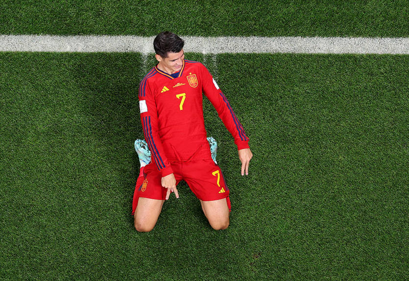 Мората піднявся в топ-5 найкращих бомбардирів в історії збірної Іспанії