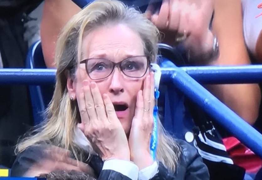 Голливудская звезда эмоционально болела в финале US Open