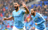 АПЛ: Манчестер Сити разбил Кардифф, Манчестер Юнайтед оступился с Вулверхэмптоном