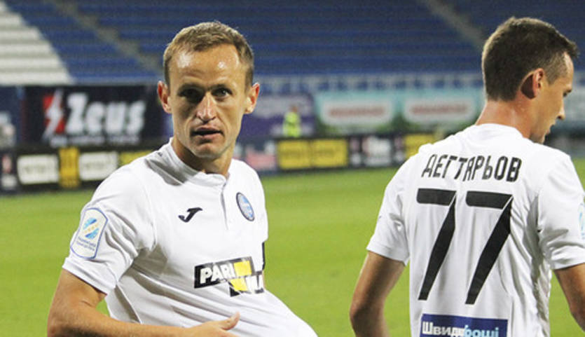 Игроки Олимпика празднуют гол / ФК Олимпик