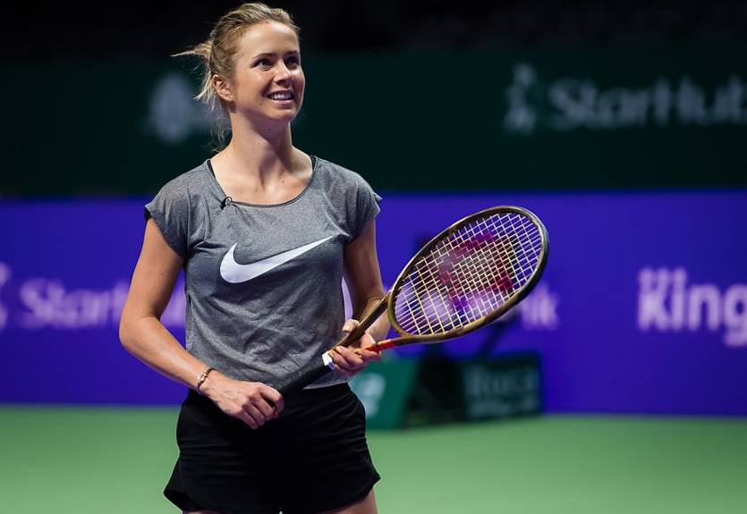 Свитолина провела первую тренировку в Сингапуре